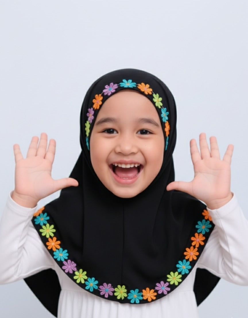 Fancy Kids Hijab - Easy to Wear Kids Hijab