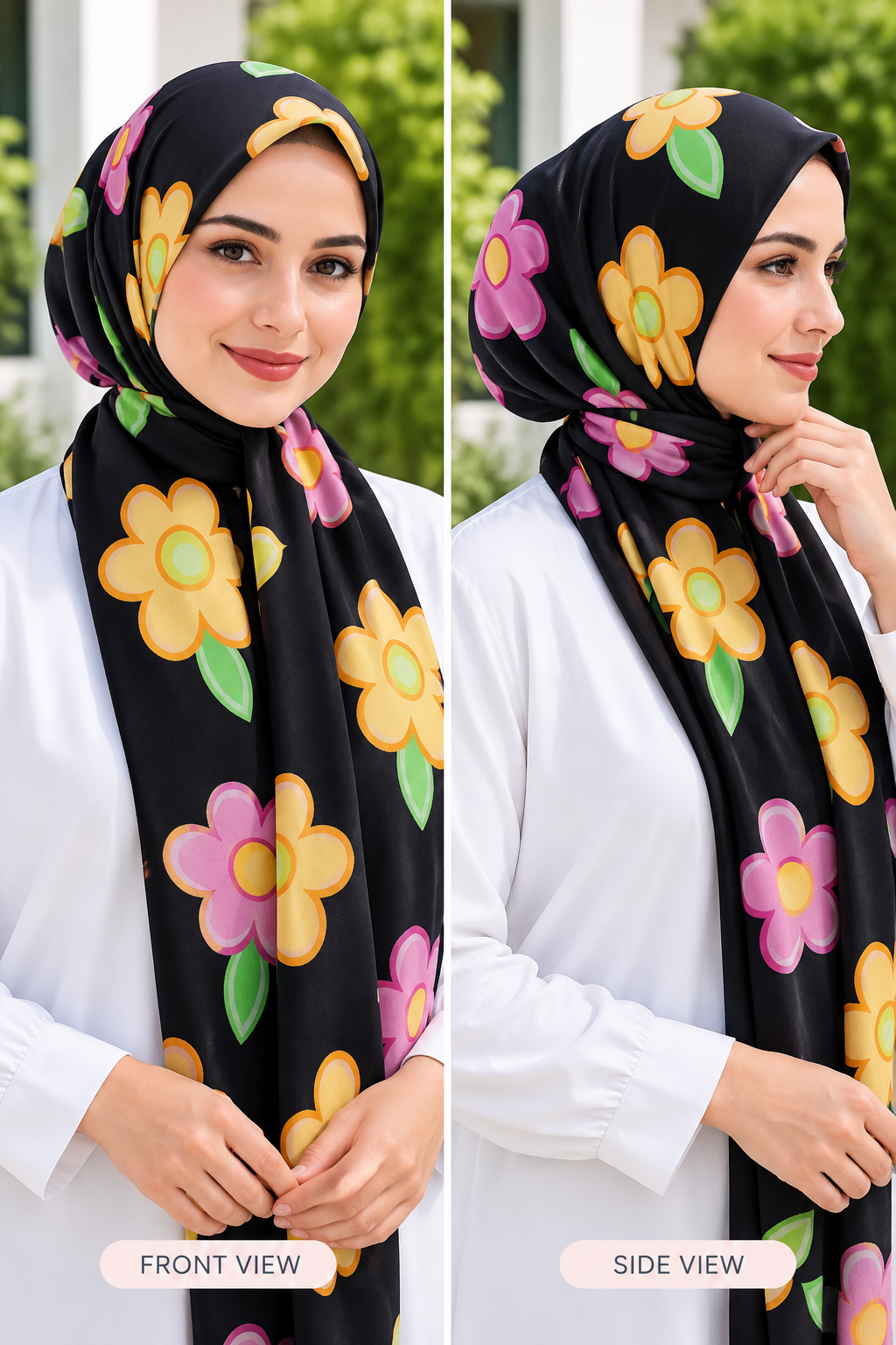 Easy Button Hijab | Magnetic Easy-Wear Hijab Pakistan