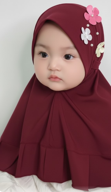 Flower Hijab - Kids Ready to Wear Hijab