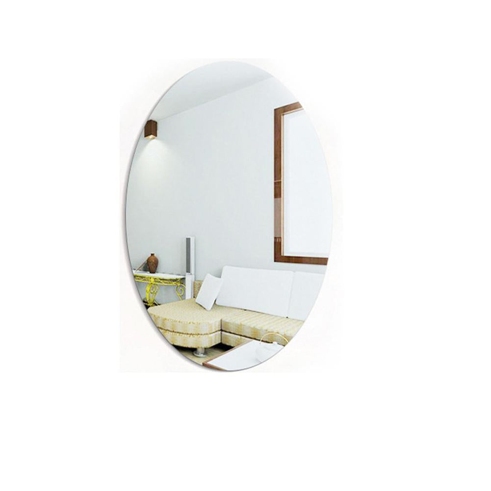 Oval Mirror Wall Stickers