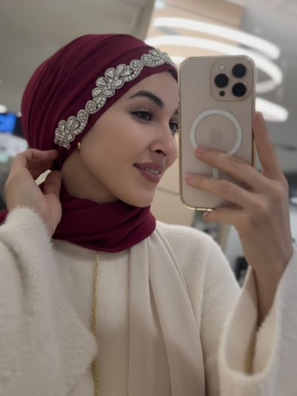 Persian Crystal Cap Hijab