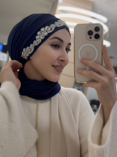Persian Crystal Cap Hijab