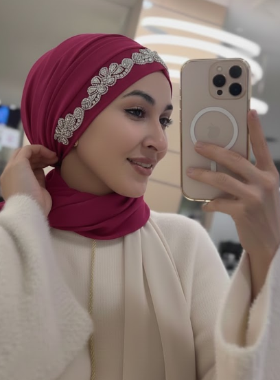 Persian Crystal Cap Hijab