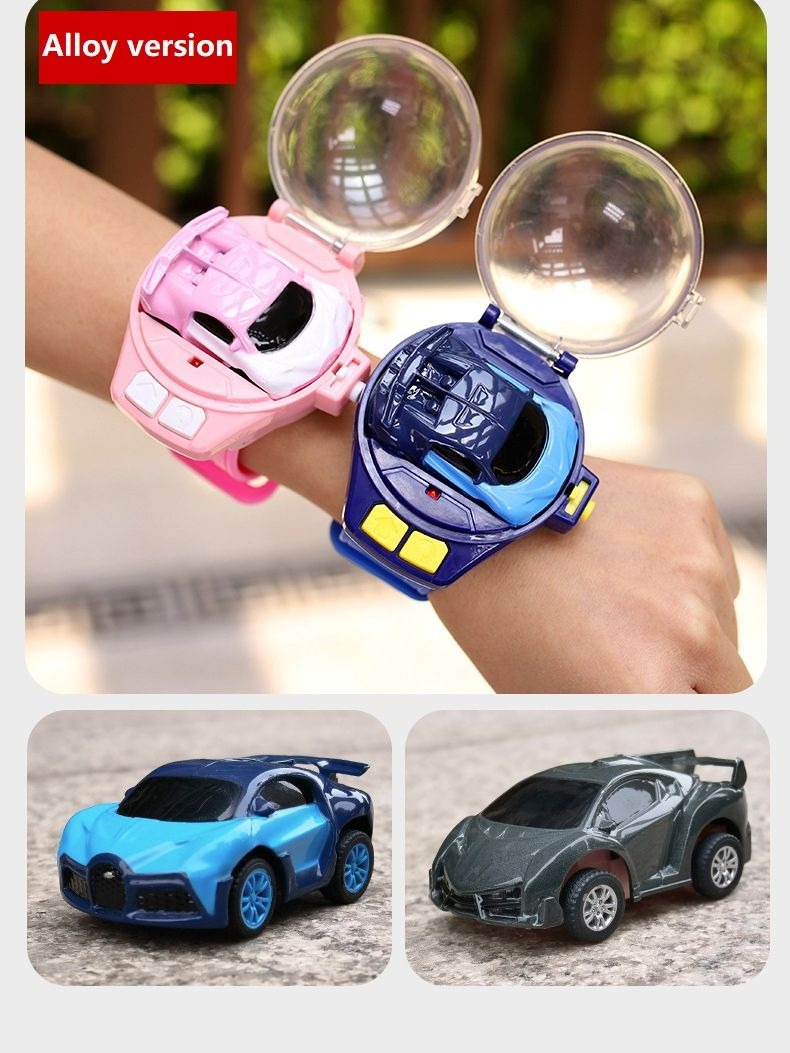 MINI ELECTRIC CAR REMOTE CONTROL CAR WATCH TOYS WRIST CAR WATCH