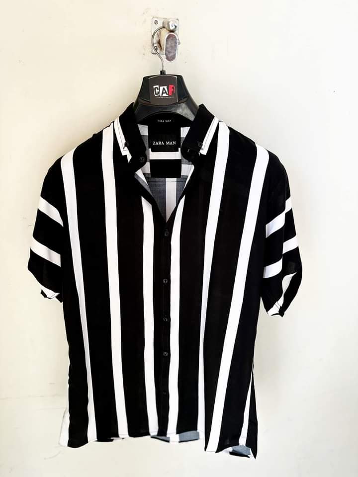 Short Sleeve Striped Shirt