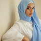 Chiffon Hijab with attached cap