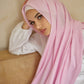 Chiffon Hijab with attached cap